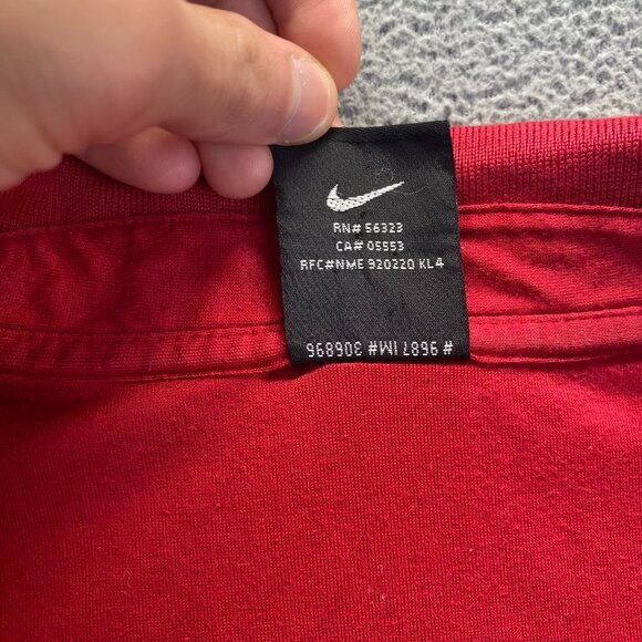 Nike Golf Fit  Mens Polo Shirts Size XXL Red,100% Cotton,56323 - Picture 9 of 11